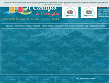 Tablet Screenshot of ilcarugiodicorniglia.com